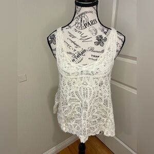Mystree One Size Lace Top Cream